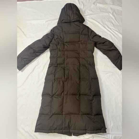 Larry Levine Dark Brown Hooded Puffer Coat - Picture 5 of 8